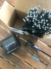 Solar String Lamps For Garden Waterproof Outdoor Lighting 5M 7M 12M 22M 6V Christmas