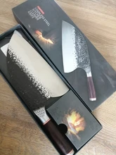 Butcher Knife Cooking-Tool Wood-Handle Chef 5cr15mov-Steel Chinese High-Carbon Cleaver