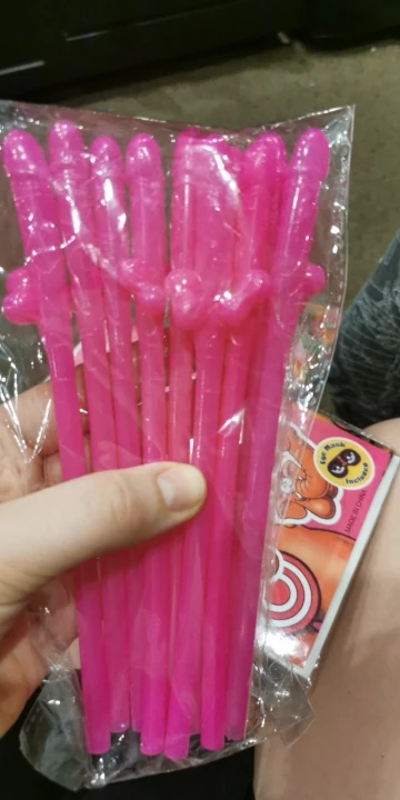 Эротический прикол коктейльные трубочки Penis Straws