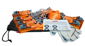 

Anti-skid bracelets 4WD r16-r21 for 205-235mm tires in a bag (K-T 6 pcs.)