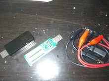 Probador USB U96, voltímetro Digital de CC, amperímetro, cargador tipo batería externa, indicador, medidor de corriente de voltaje, detector + carga + cocodrilo