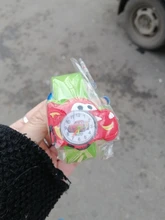 Reloj de dibujos animados para niños, cronógrafo con cinta de silicona, mesa con parches, regalo para niños y estudiantes, 2020