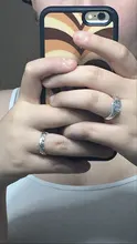 Anillos de dedo de cara sonriente para mujer y niña, sortijas de apertura ajustable de tejido de anillos, joyería con estilo, Punk, Hip Hop, 2021