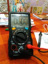 RICHMETERS-multímetro Digital RM113D, medidor de temperatura de voltaje de CA/CC, rango automático de 6000 recuentos