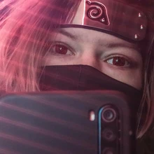 Lentes de contacto Sharingan para Cosplay, Lentes rojas de colores para ojos, Uchiha Sasuke, Hatake, Kakashi