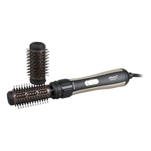 Фен-щетка ATLANTA ATH-6841 золотой(Потребляемая мощность 1000Вт, защита от перегрева, 2 насадки-щетки,горячий и холодны