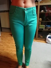 Pantalones vaqueros de cintura alta para mujer, mallas pitillo informales de estilo de otoño, Color caramelo, novedad de 2017