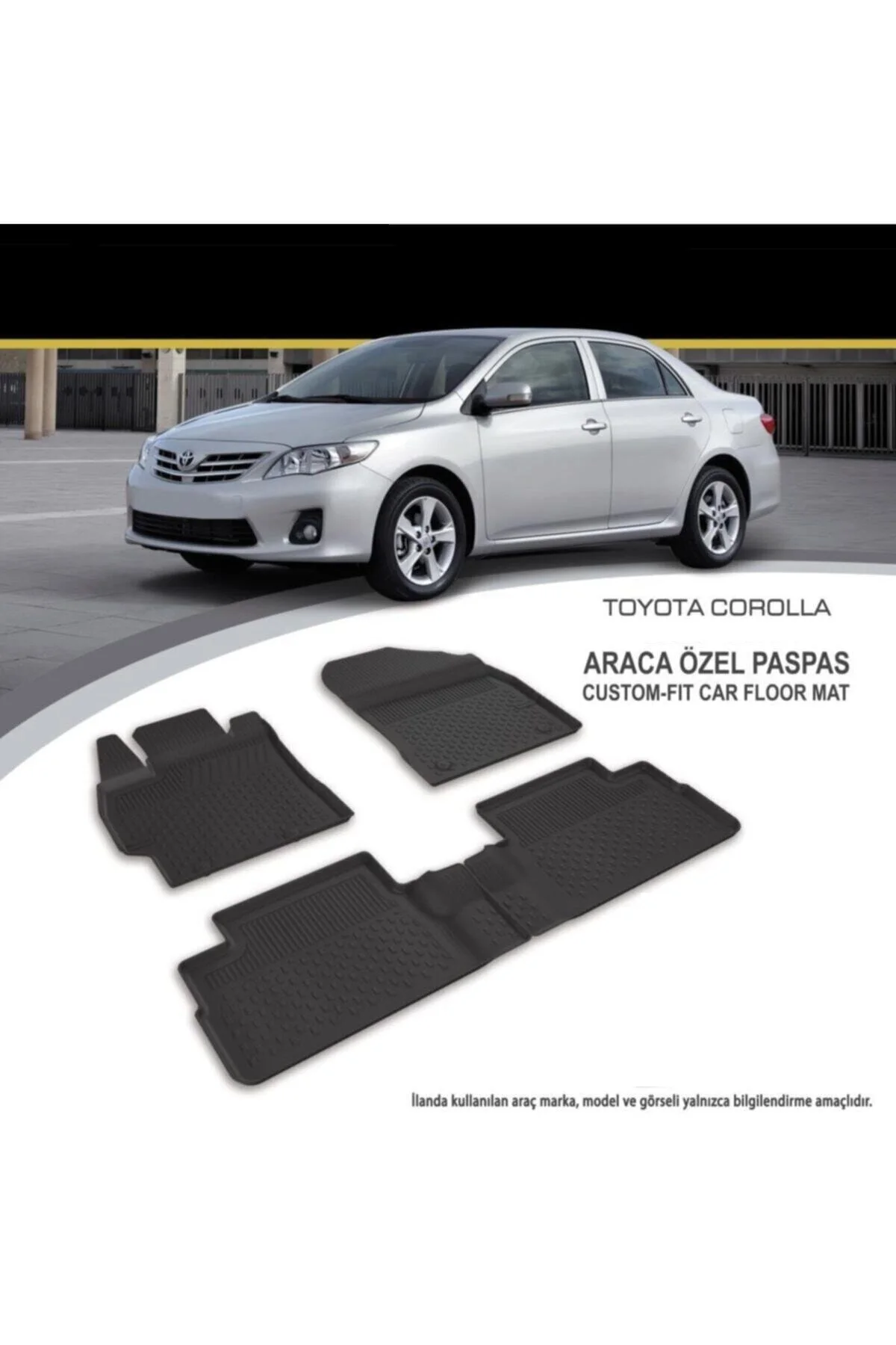

For Toyota Corolla New 2019-2022 4D Rubber Car Mats