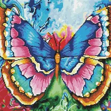 Алмазная мозаика GF 538 Рисунок бабочки 40*50