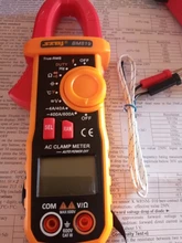 SZBJ-amperímetro BM818 BM819 ACV/DCV ACA, medición de rango automático de gran capacitancia NCV medidor de pinza Digital