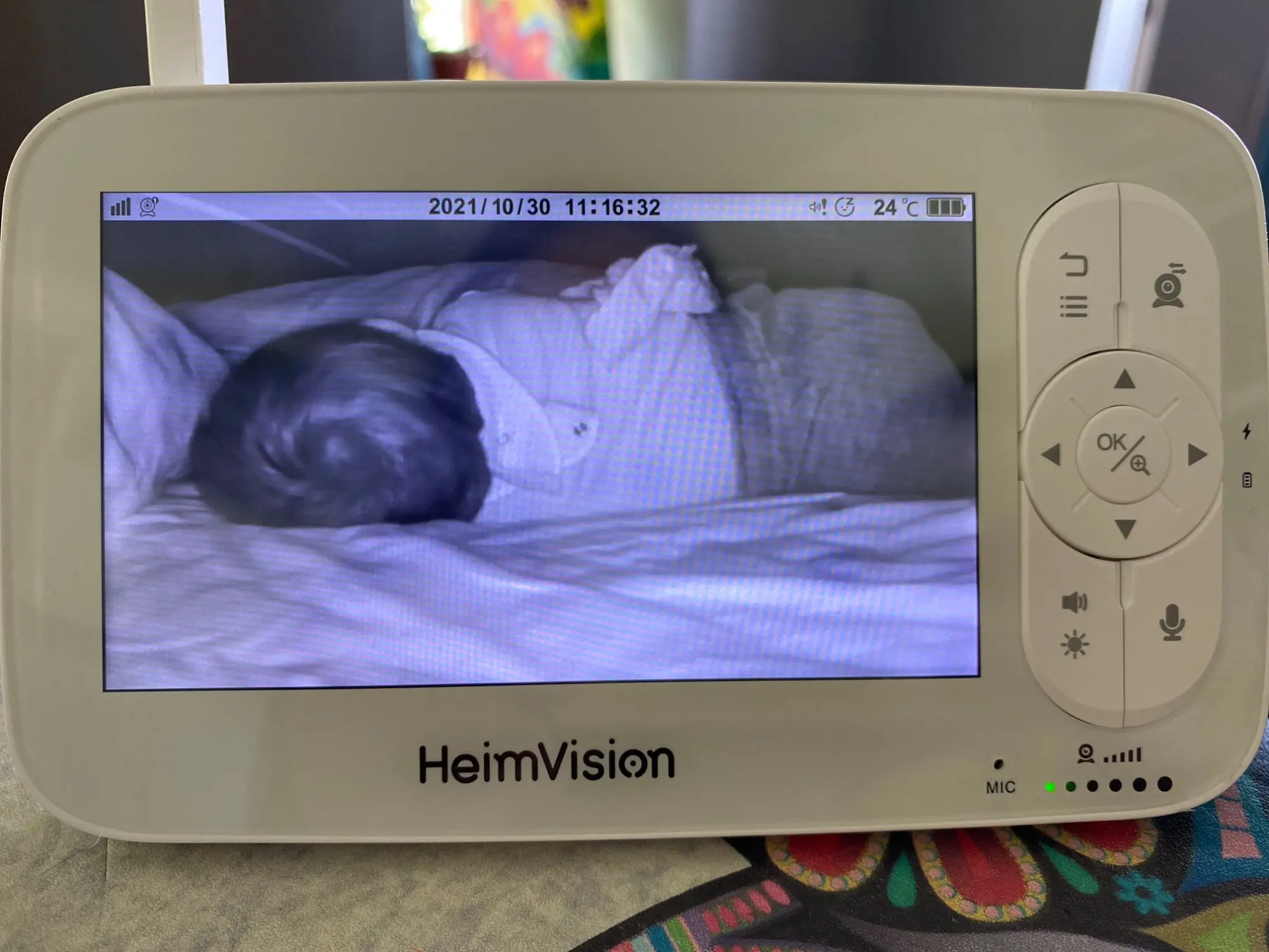 Heimvision Hm136 5 0 Inch Baby Monitor With Camera Wireless Video Nanny 7p Hd Security Night Vision Temperature Sleep Camera Baby Monitors Aliexpress