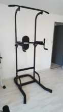 OneTwoFit-Barra de dominadas para gimnasio en casa, torre de energía, gran estación de realce, equipo de Fitness para hacer ejercicio, barra de barbilla