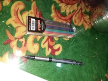 Lápiz mecánico de 2,0mm 2B, lápiz de actividades de escritura y dibujo, recambio de with12-color, papelería para oficina y escuela