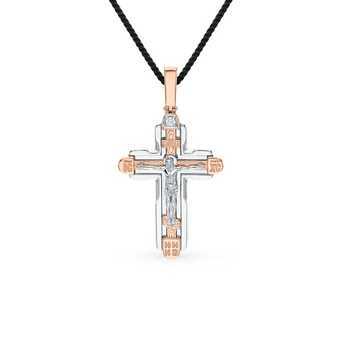 

Gold pendant with diamonds sunlight sample 585