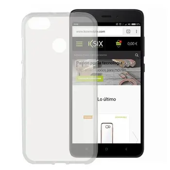 

Mobile cover Xiaomi Redmi 4x KSIX Flex TPU Transparent