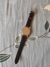 MAIKES-Correa de reloj de 20mm, 22mm, 24mm y 26mm, correa de reloj Vintage de cuero de vaca para Panerai Fossil