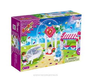 

Designer Musical platform with 2 figures, 328 parts, plastic,