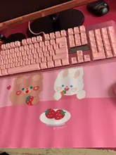 Alfombrilla suave para mesa de escritorio Kawaii, alfombrilla grande para el ratón, antideslizante, impermeable, accesorios de papelería para la escuela