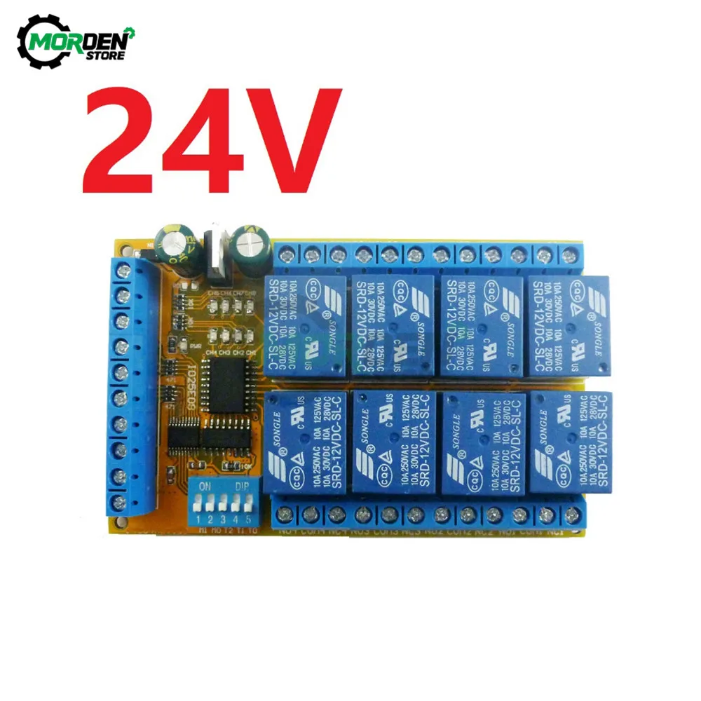 modulo de rele atraso 8 canais 01
