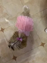 Dress Sling Puppy-Costume Pet-Dog Lace Small Dog Wedding for Party Birthday Bowknot