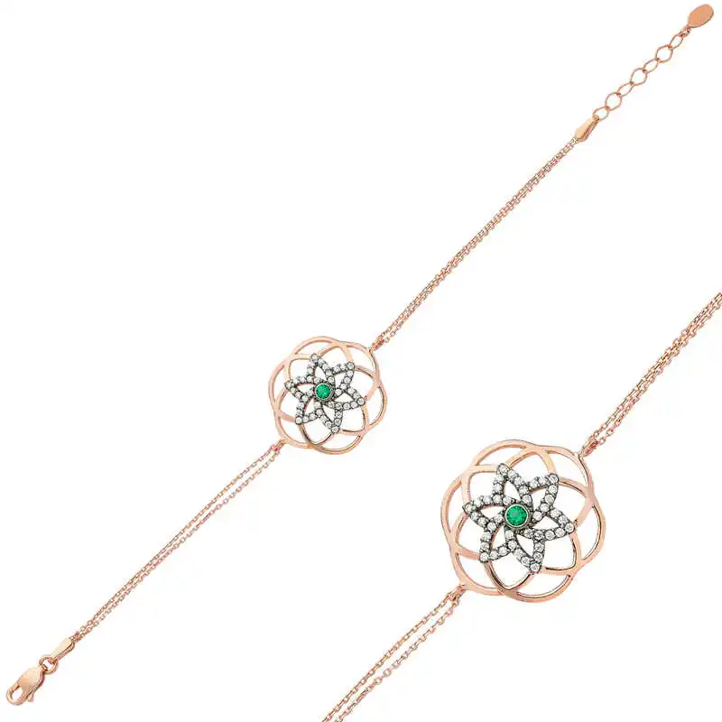 

Silver Life of Flower Lady Bracelet