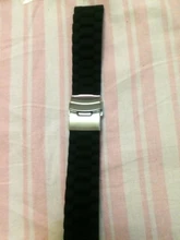 Link Bracelet Wristwatch Silicone-Rubber 18mm 20mm Women 22mm 24mm for 5-Colors Light