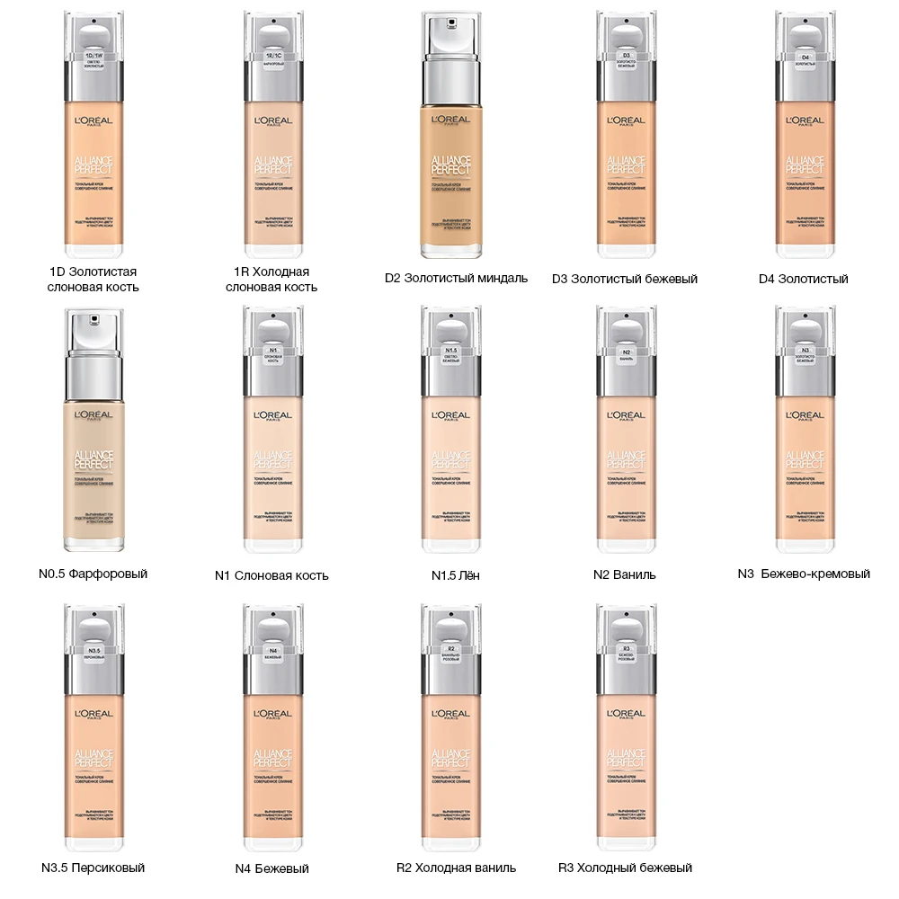 L'Oreal Paris Тональный крем "Alliance Perfect Совершенное слияние" выравнивающий и