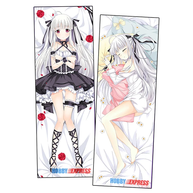 Duo absoluto yurie shigutouna abraçando corpo fronha anime japonês  personagem dakimakura capa de almofada do quarto cama