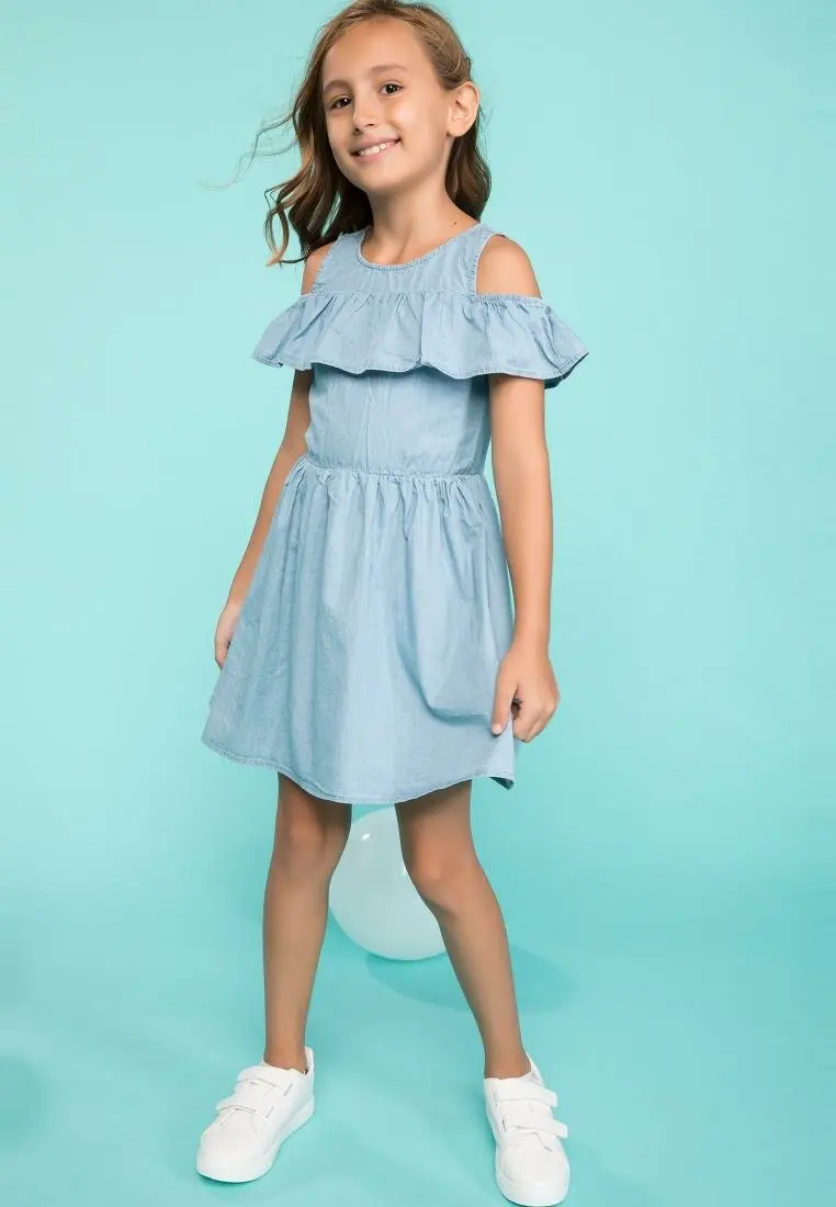 Дефакто девушка Dress-K1543A618AU | Детская одежда и обувь