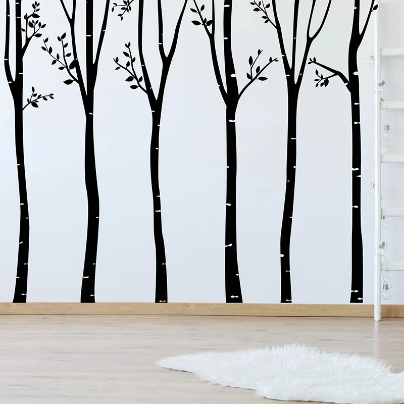 

1 set of trees Vinyl Wall Decals Large Tree Wall Vinyl Sticker Vinyl Tree Wall Art Decor Nursery, Living-room Stickers