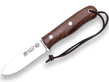 

Joker CN113 trapper BS9 bushcraft knife bs9 trapper. Sandvik 14c28n steel, walnut wood handle, leaf 10 cm.