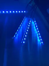 Tira de luces LED RGB con control remoto por voz para coche, diseño Interior, decorativa, Ambiental dinámico