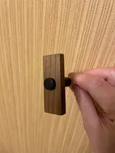 Hangers Hooks Wall-Clothes Bathroom Kitchen Hallway Indoor Walnut Row