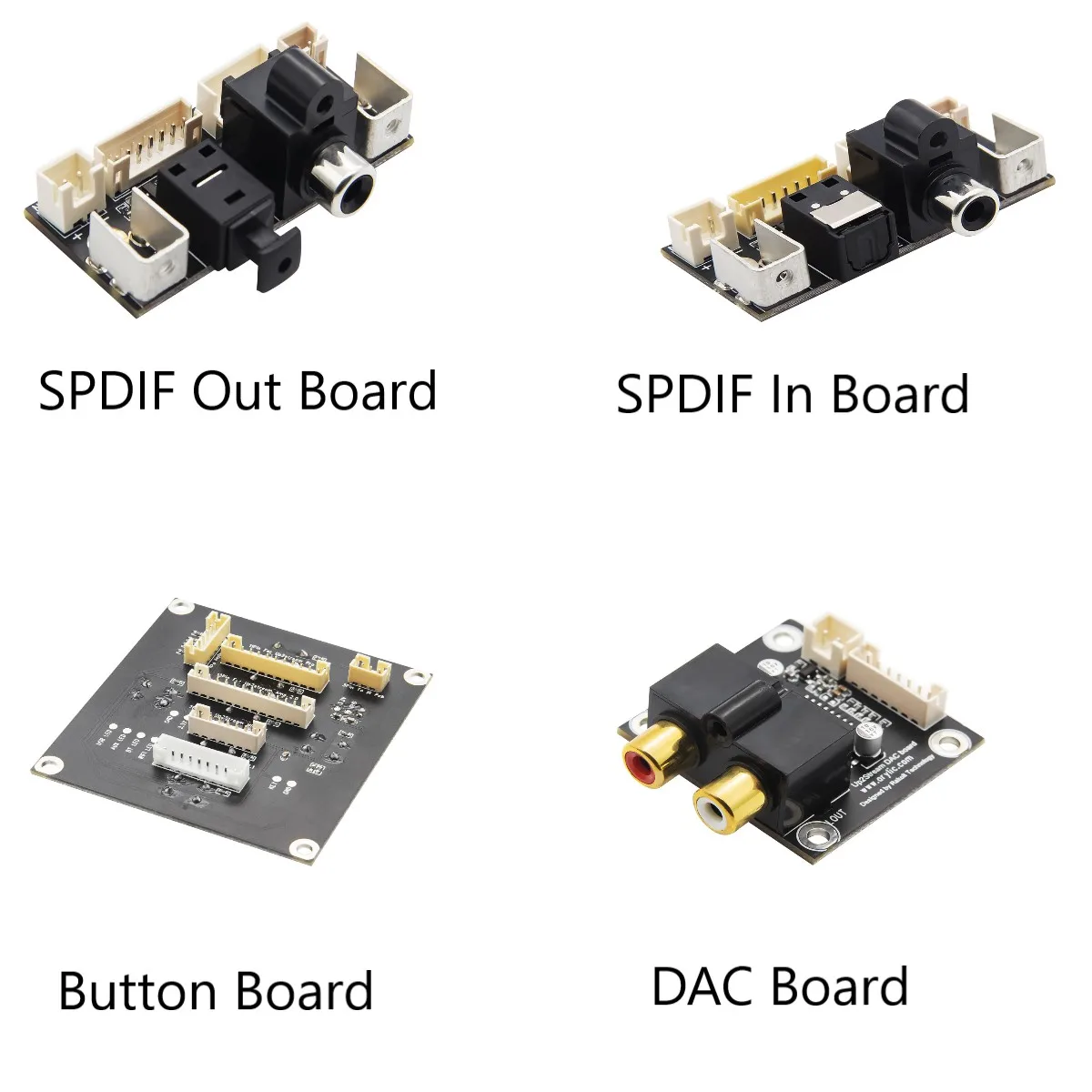 Audio Decoder Arylic Expansion Boards Digital Interface Module DAC Board Optical input DAC decoder board 16bit 44.1khz SPDIF In/Out
