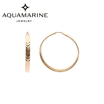 

Silver earrings rings the Congo aquamarine 32086-s-a