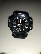 Smael Relojes Deportivos de Marca para Hombre con Doble Pantalla Analógica Digital Led Relojes de Pulsera de Cuarzo Electrónicos Reloj Militar de Natación Impermeable