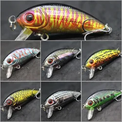 wLure Crankbait Fishing Lures 5g 4.5cm Small Size Sinking Wobbler Lightweight 10# Treble Hooks Assorted Colors C544