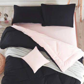 

Cheap Double Duvet Cover Set 100% Cotton 2 Pieces 50x70 Pillowcase 1 Piece 200x220 Buttoned Duvet Cover 1 piece 220x240 sheet