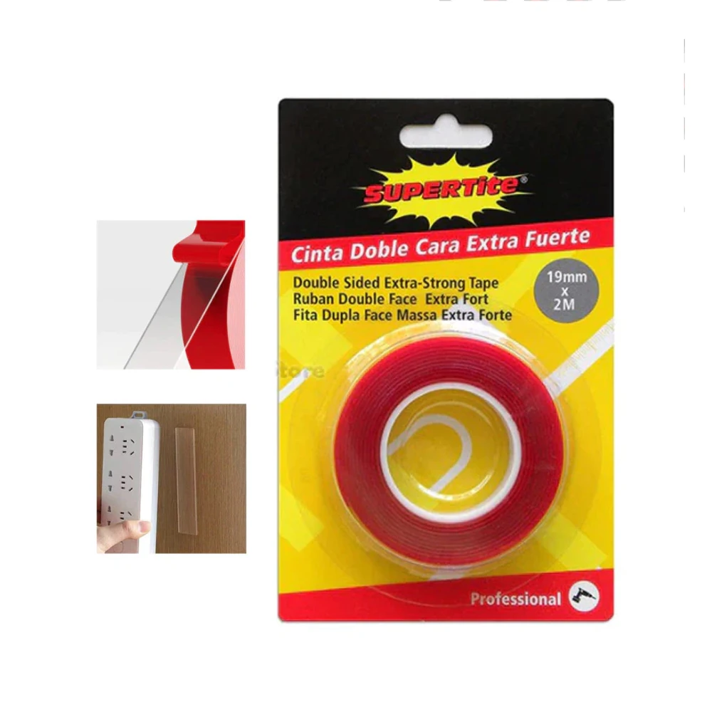 SuperTite Double Sided Tape / Cinta Adhesiva Doble Cara Extra Fuerte