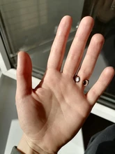 XIYANIKE de Plata de Ley 925 abierto de oro anillos para las mujeres Irregular calado geométrico de la fiesta de cumpleaños de accesorios, regalos, joyería