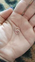 Pendientes de aro de Plata de Ley 925 para mujer, con hebilla de hueso del oído, redondos, aros, anillos aretes, joyería