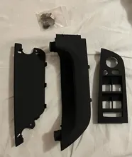 Tirador interior de puerta de coche izquierdo y derecho, manija con cubierta embellecedora, en color gris, beige y negro, para BMW E90, 3 series E91, 316 318 320 325 328