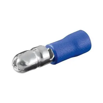 

Terminal bullet macho (5 mm) 100 Pack Azul