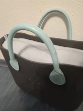 Asas largas de cuero sintético para mujer, Mini bolso clásico de EVA, 1 par