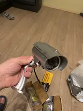 Simulación de cámara falsa de energía Solar, impermeable, cámara de vigilancia CCTV de seguridad interior, luz LED para destellear