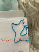 24 unids/lote forma Clips de papel creativo interesante marcador Clip Memo Clip de papel en forma de Clips para la escuela, la oficina en casa