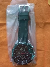 Reloj de pulsera deportivo Para Hombre, cronógrafo de cuero, estilo militar, informal, Moderno, novedad de 2021