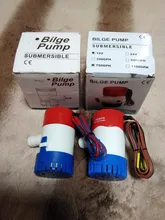 Bomba de sentina sumergible de alto flujo para jardín, motor de hidroavión, casa, solar, 1100GPH 750GPH 500GPH 350GPH 12/24VDC, nuevo estilo