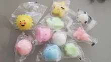 Gato blando de Mochi para niños y adultos, 10 Uds., diversión curativa de elevación lenta, juguetes para niños y adultos, decoración antiestrés GYH