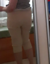Pantalones estilo de verano de Color caramelo pantalones de tipo pirata para mujeres de verano delgada pantalones alta cintura elástica de talla grande Pantalones